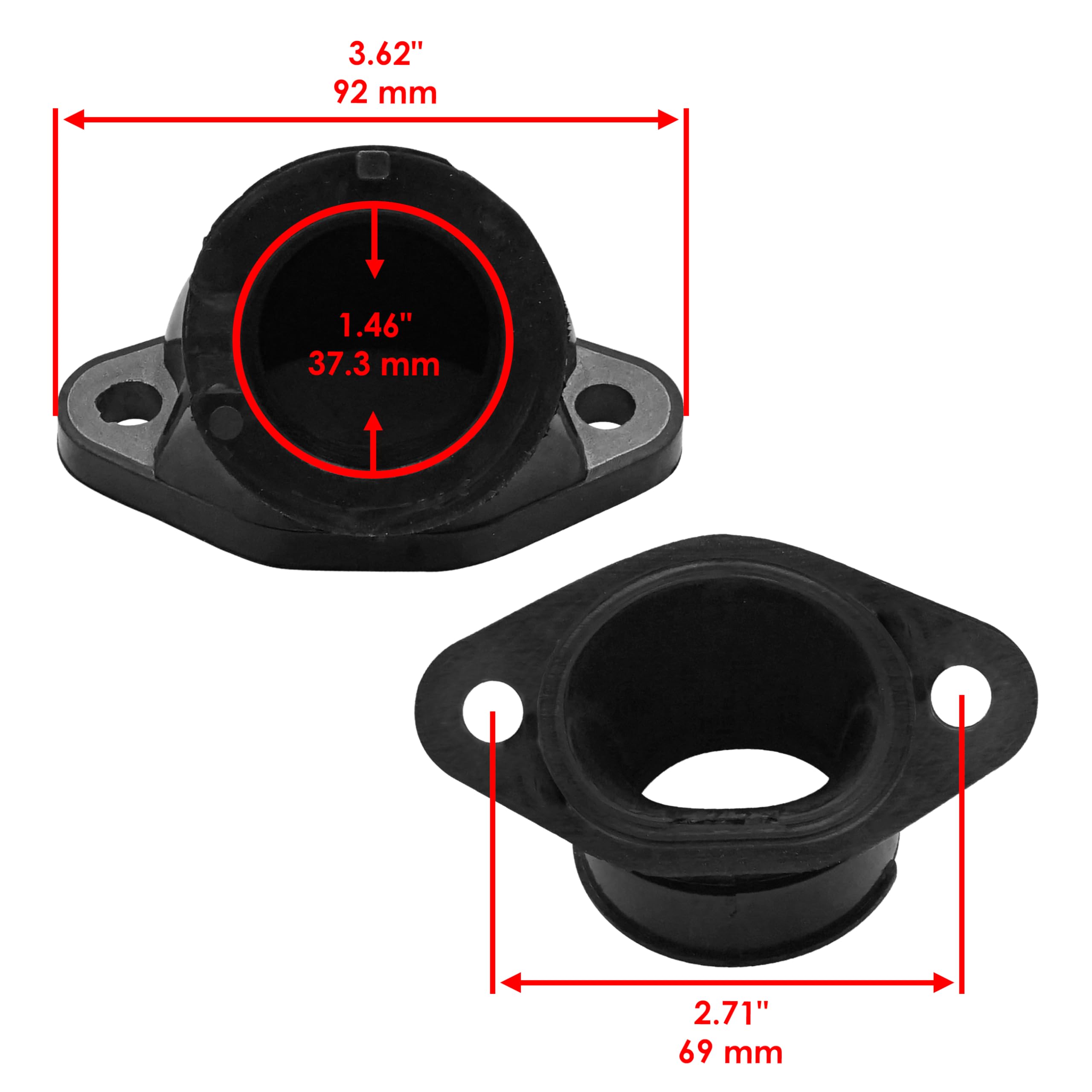 Amazon.com: Caltric Intake Manifold Carburetor Boot Compatible 