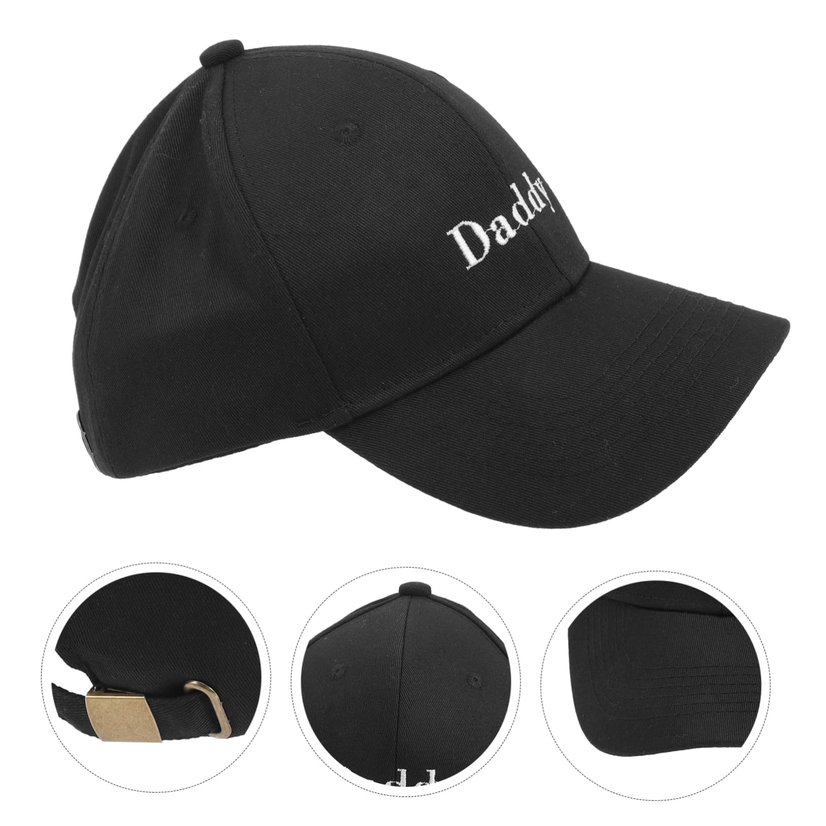 VALICLUD 5 Stück Baseballmütze Für Damen Pferdeschwanz-Hut Roter Hut Baseballmützen Für Herren Sonnenhut Schwarze Hüte Für Männer Kappe Baseball Kappe Babymütze Laufende Mütze Black Stoff