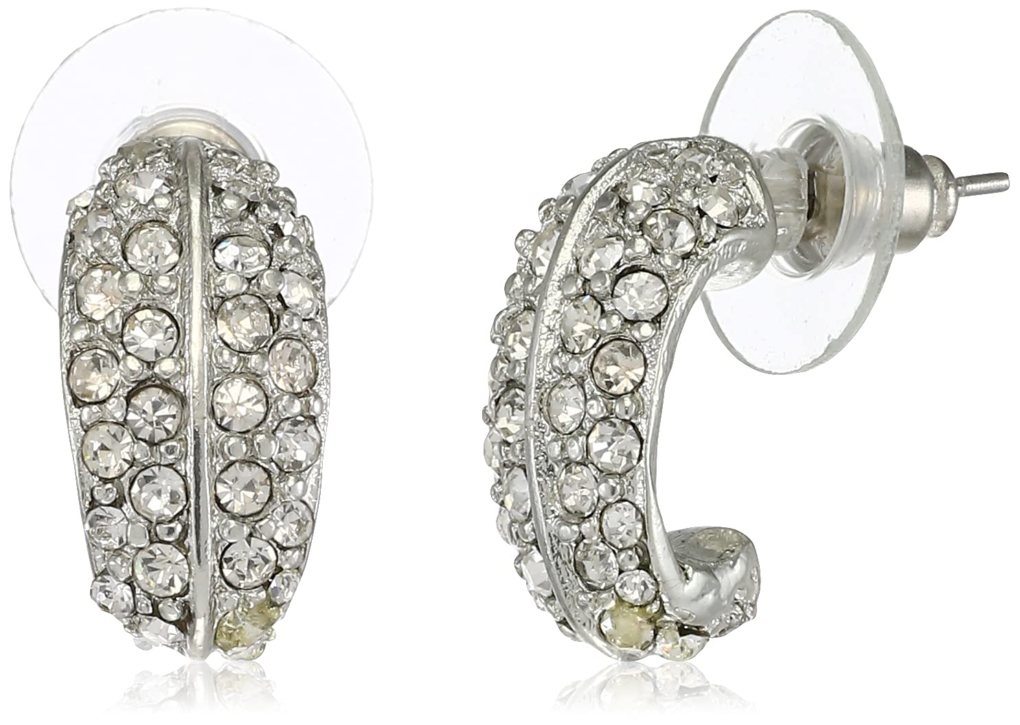 See full amazon price history chart for Estele Rhodium Plated Dramatic Dome Hoop Style Earring with White Austrian Crystals for Women, Silver, One Size Estele Rhodium Plated Dramatic Dome Hoop Style Earring with White Austrian Crystals for Women, Silver, One Size (B098LM3K78) Amazon Price History, Amazon Price Tracker