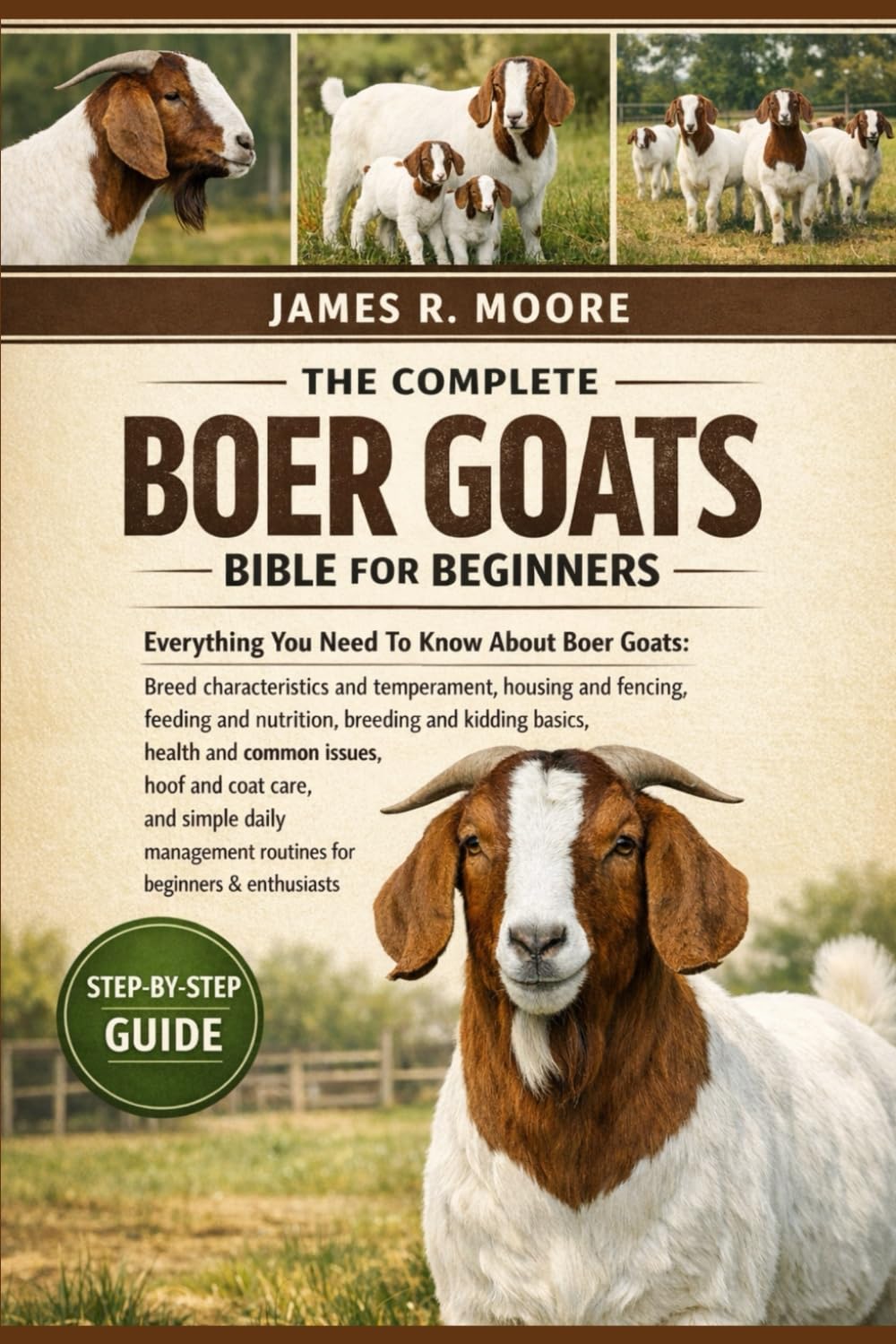 THE COMPLETE BOER GOATS BIBLE FOR BEGINNERS: Everything You Need To Know About Boer Goats: Breed characteristics and temperament, housing and fencing, ... routines for beginners & enthusiasts