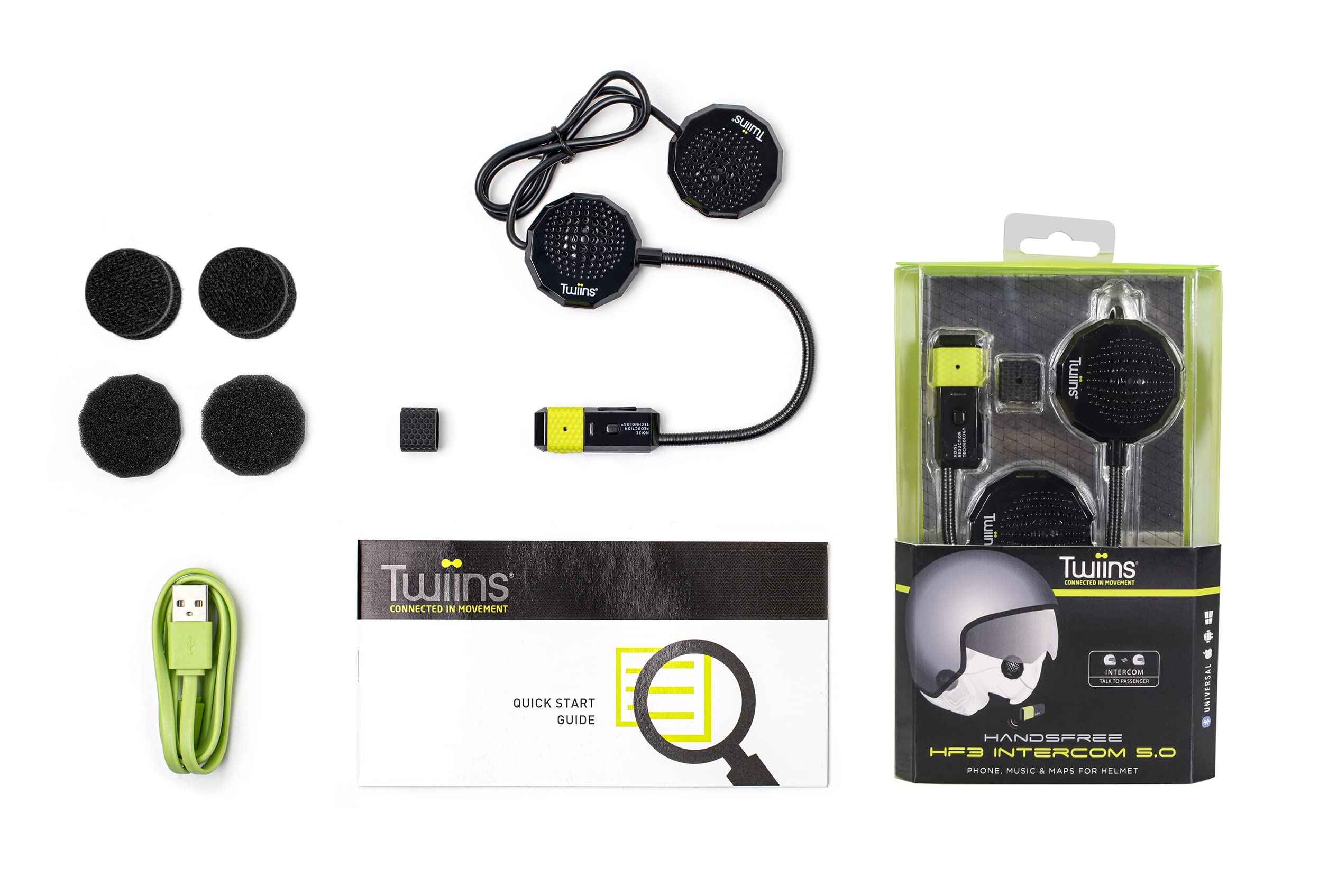 TWIINS Kit INTERFONO HANDSFREE HF3 INTERCOM 5.0