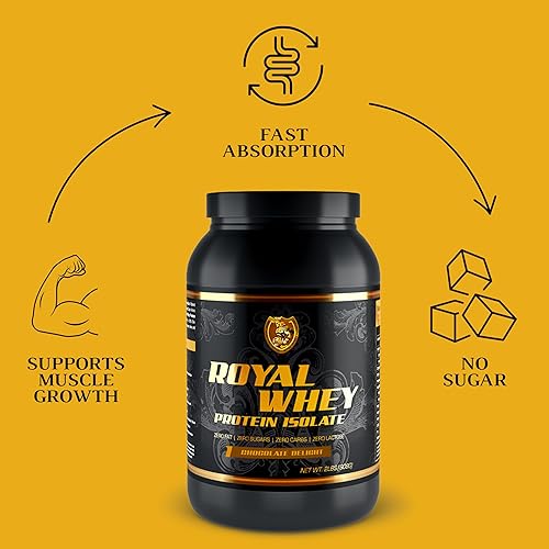 Miniatura 6 de RSN Royal - Proteína en polvo 100% aislada  0.95 oz de proteína aislada  0 azúcar  0.04 oz de carbohidratos  2 libras  30 porciones  Chocolate