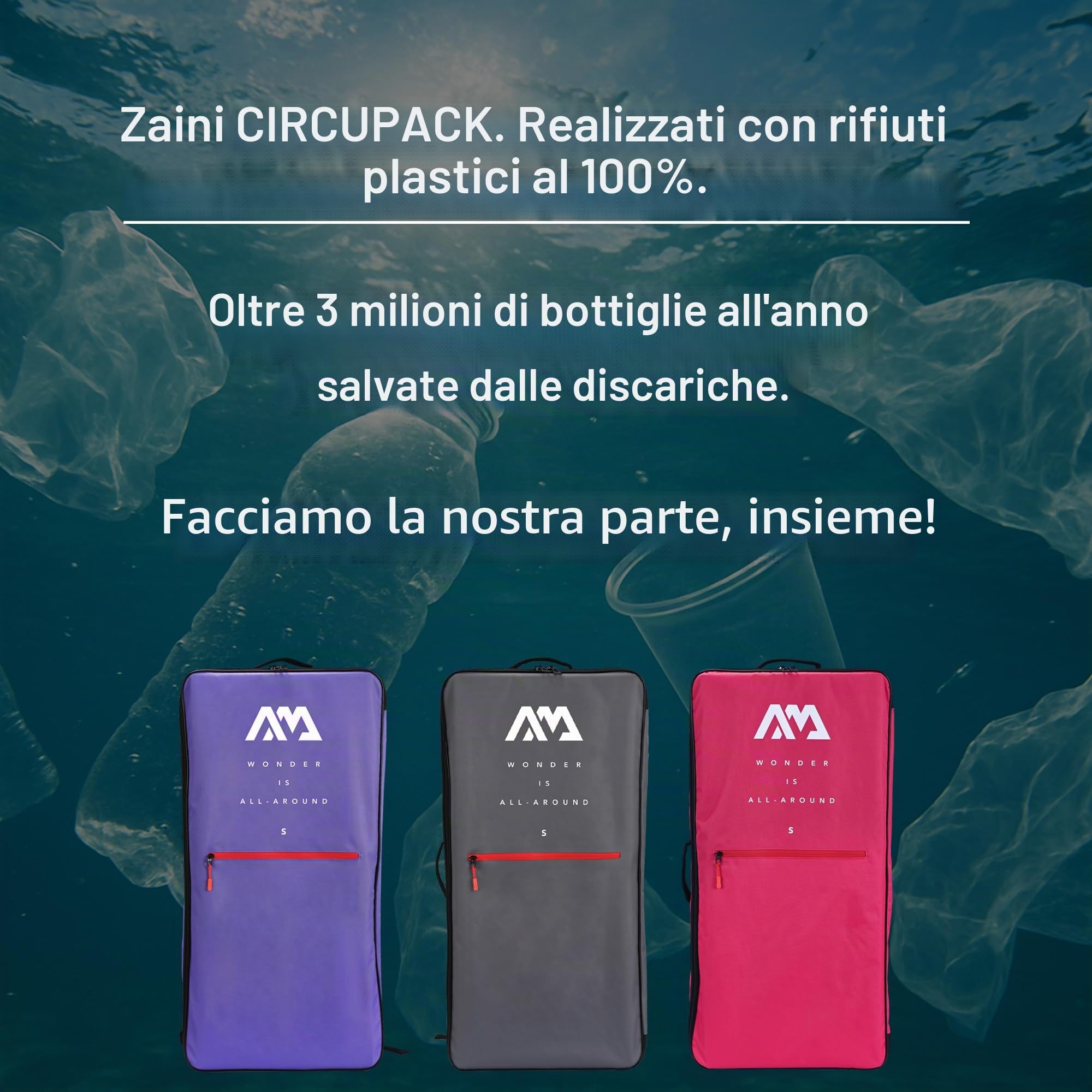 Aqua Marina VAPOR - Tavola gonfiabile per stand up paddleboard, 3,5 m