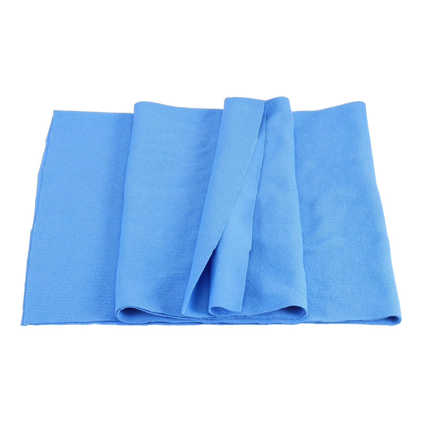 MECCANIXITY 39" Elastic Cuffs Ribbed Trims Cotton Fabric Knit Rib Stretch Tape Cuff Sleeve Waistband for Sewing, 12" Wide Sky Blue