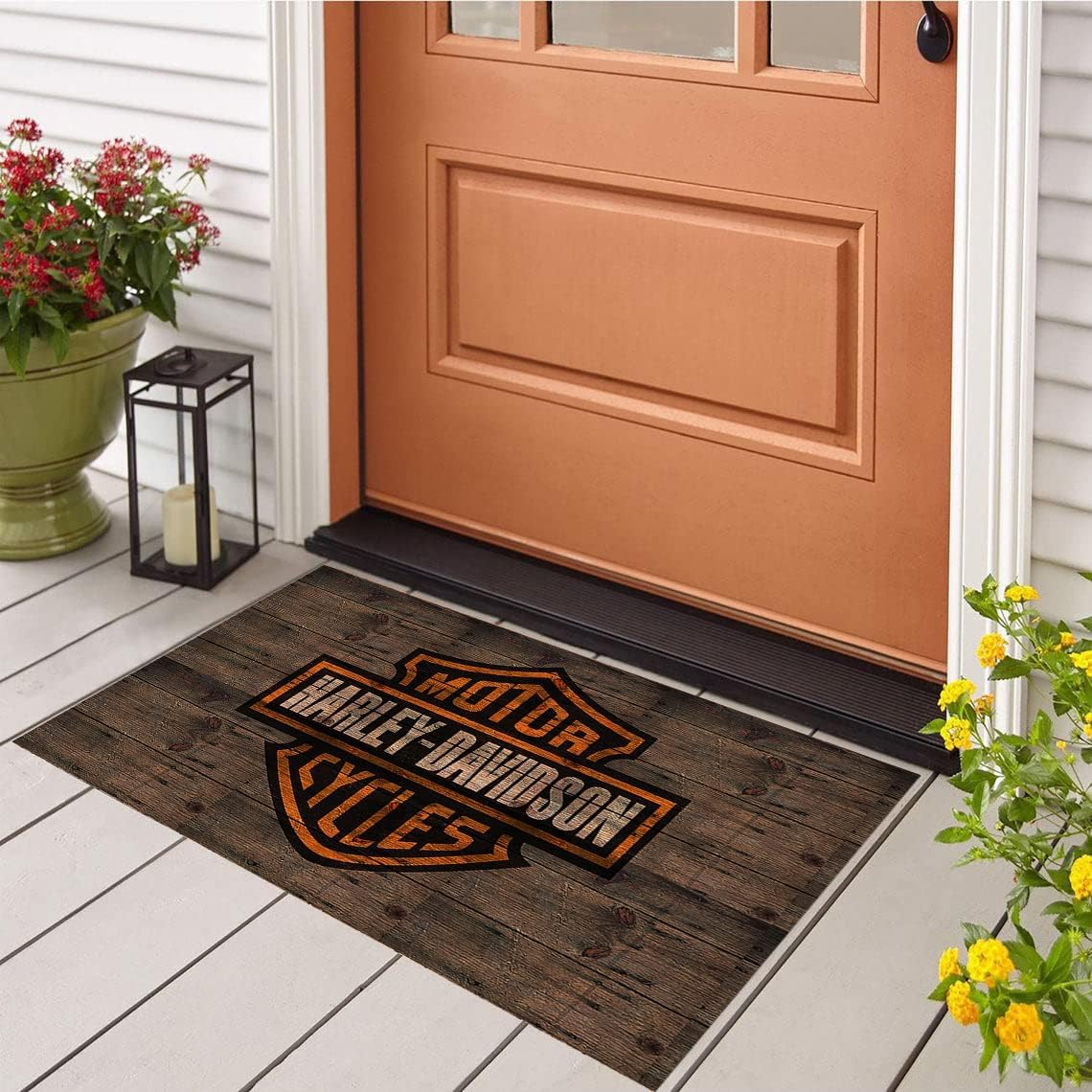 Harley Davidson Doormat, Harley Mat, Modern Doormat, Home Decor, Front