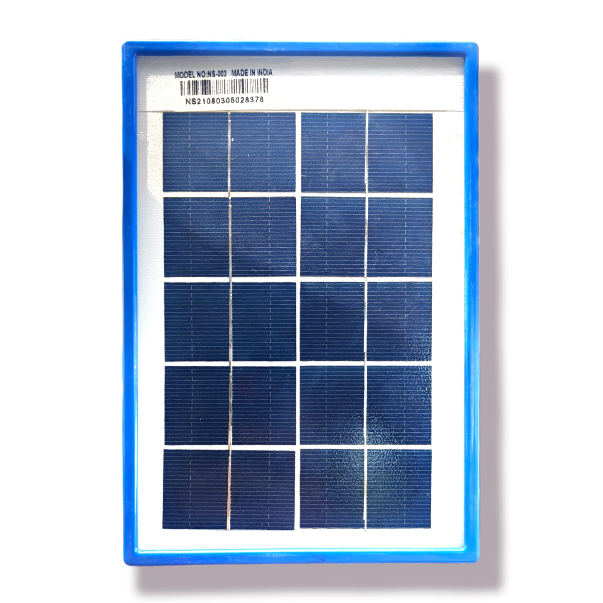 Saurally Solar 3W 6V Panel with Junction Box, 3 Meter Cable DC Jack-image-45