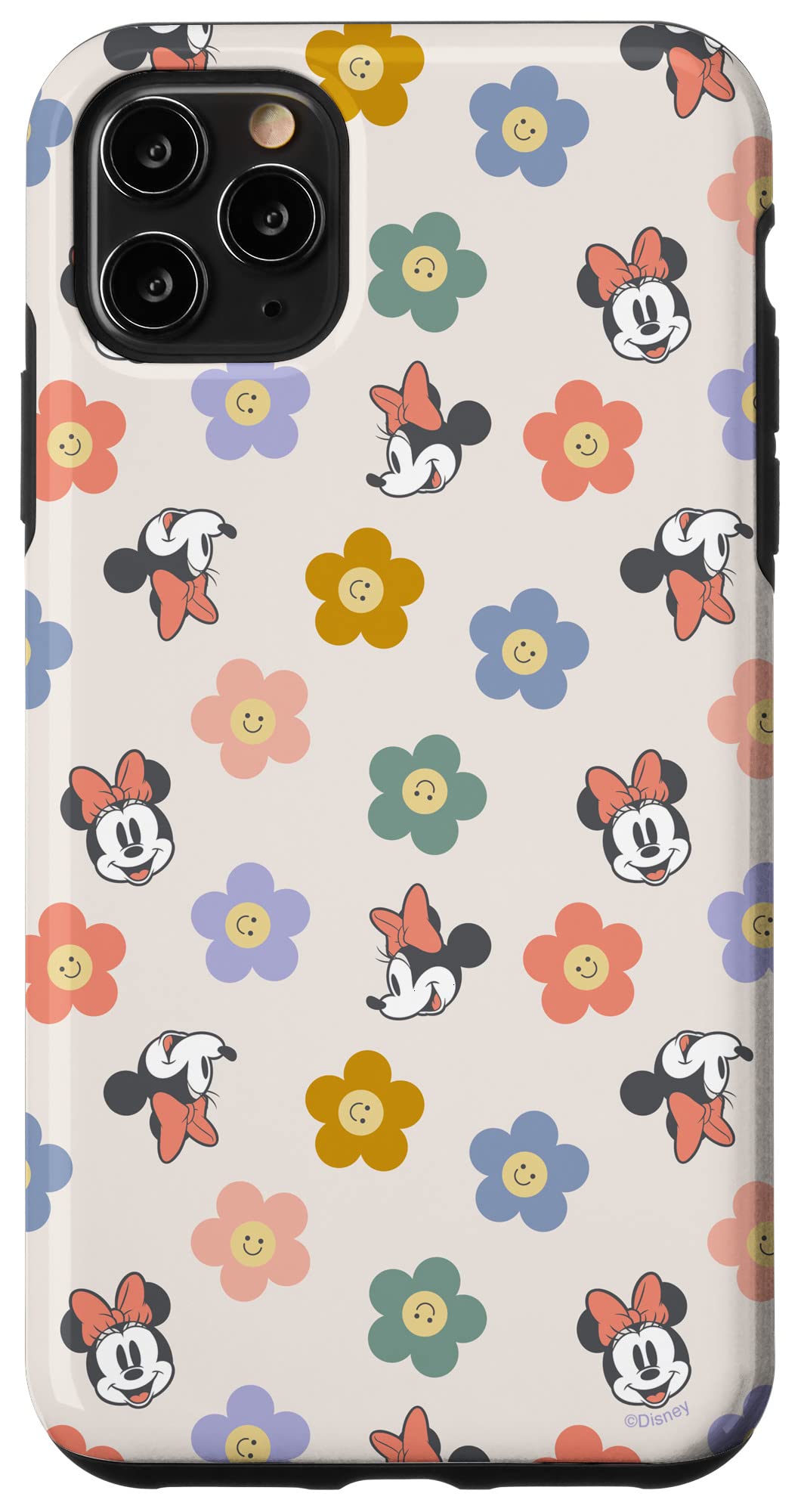 Coque iPhone 11 Pro Max Disney Minnie Mouse Fleurs - 4