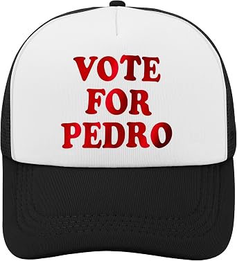 Vote for Pedro Hat for Men Funny Baseball Caps Funny Gifts for Men
