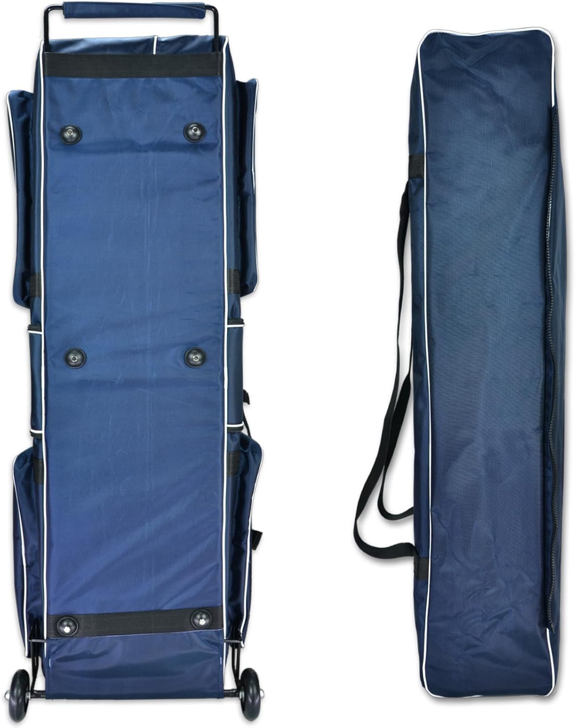 Fencing Bag with Wheels - Competition Draw-bar Rolling Fencing Bag - Fencing Bags with A High-Top Weapon Bag