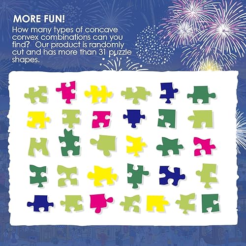 Vista 6 de MOMIBOOK - Rompecabezas para adultos de 2000 piezas, de Costa china, 37.8.5 x 26.8 pulgadas, interactivos, divertidos para el ocio, relajación