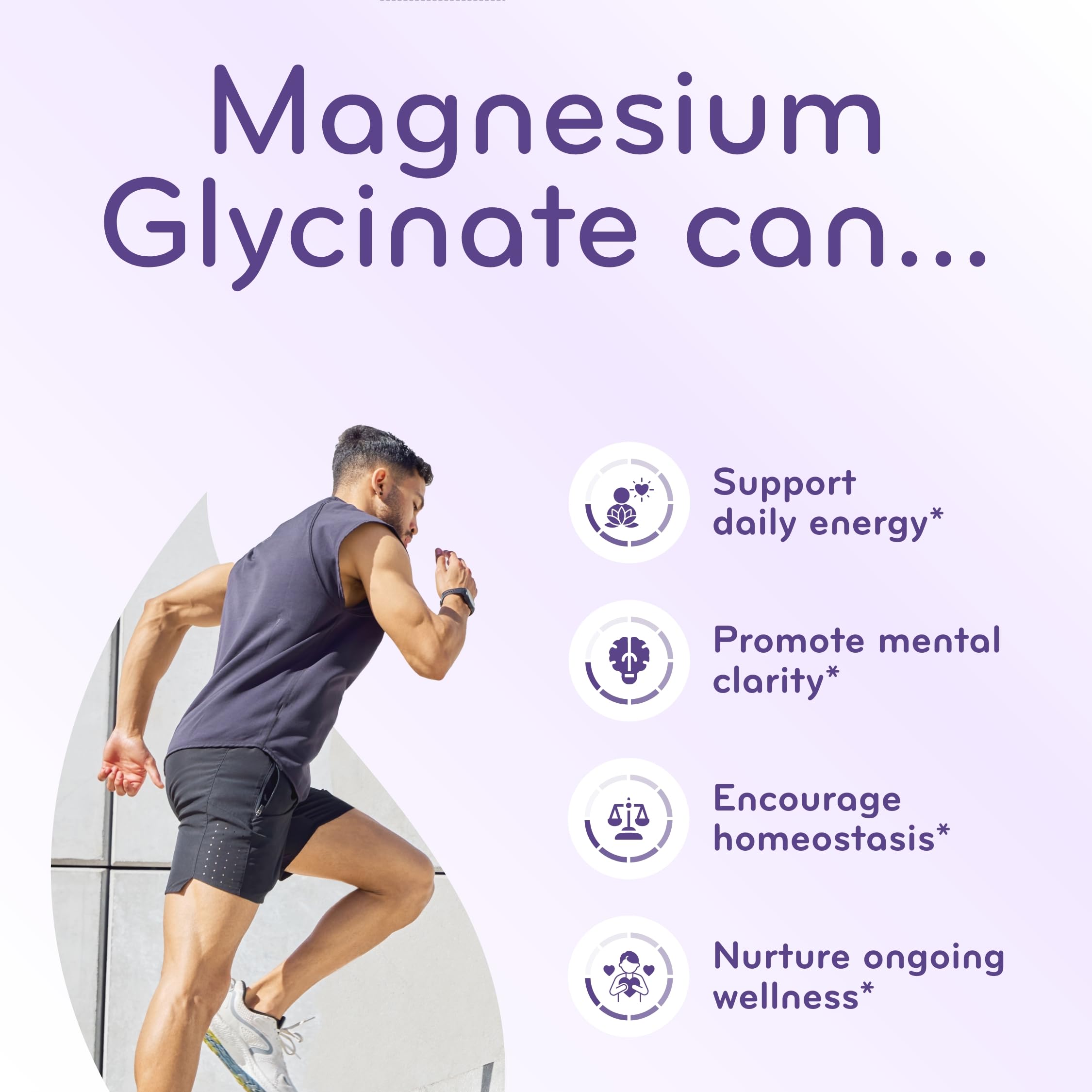 High Absorption Magnesium Glycinate 400mg - Mini Chelated Magnesium Glycinate Tablets for Mood Sleep & Relaxation Support - Easy to Swallow Vegan Non-GMO & Made in a cGMP Facility (90 Servings) — Amazon image 6