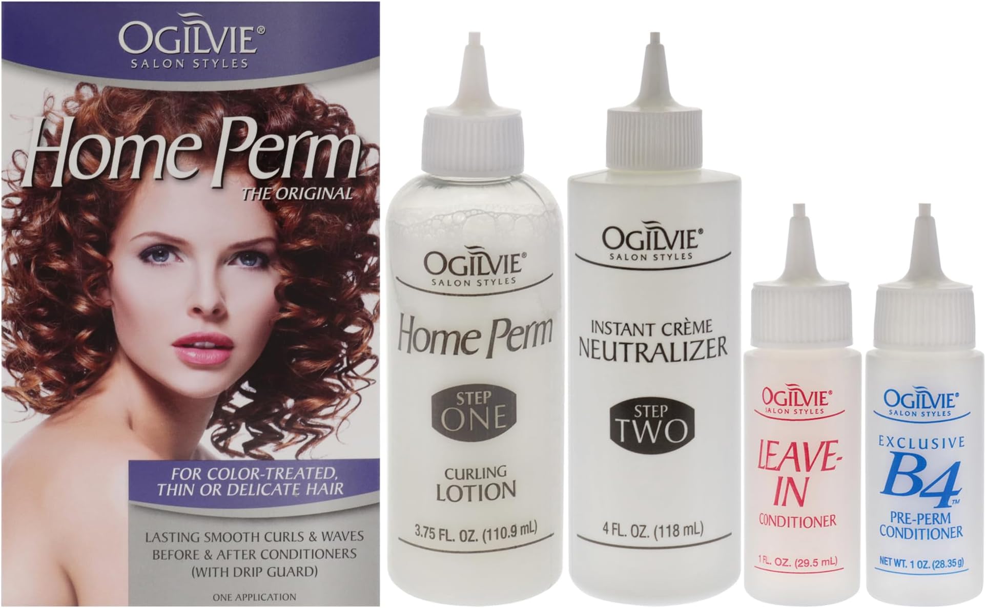 Ogilvie Salon Styles Professional Perm for Color Treated, Thin or Delicated Hair