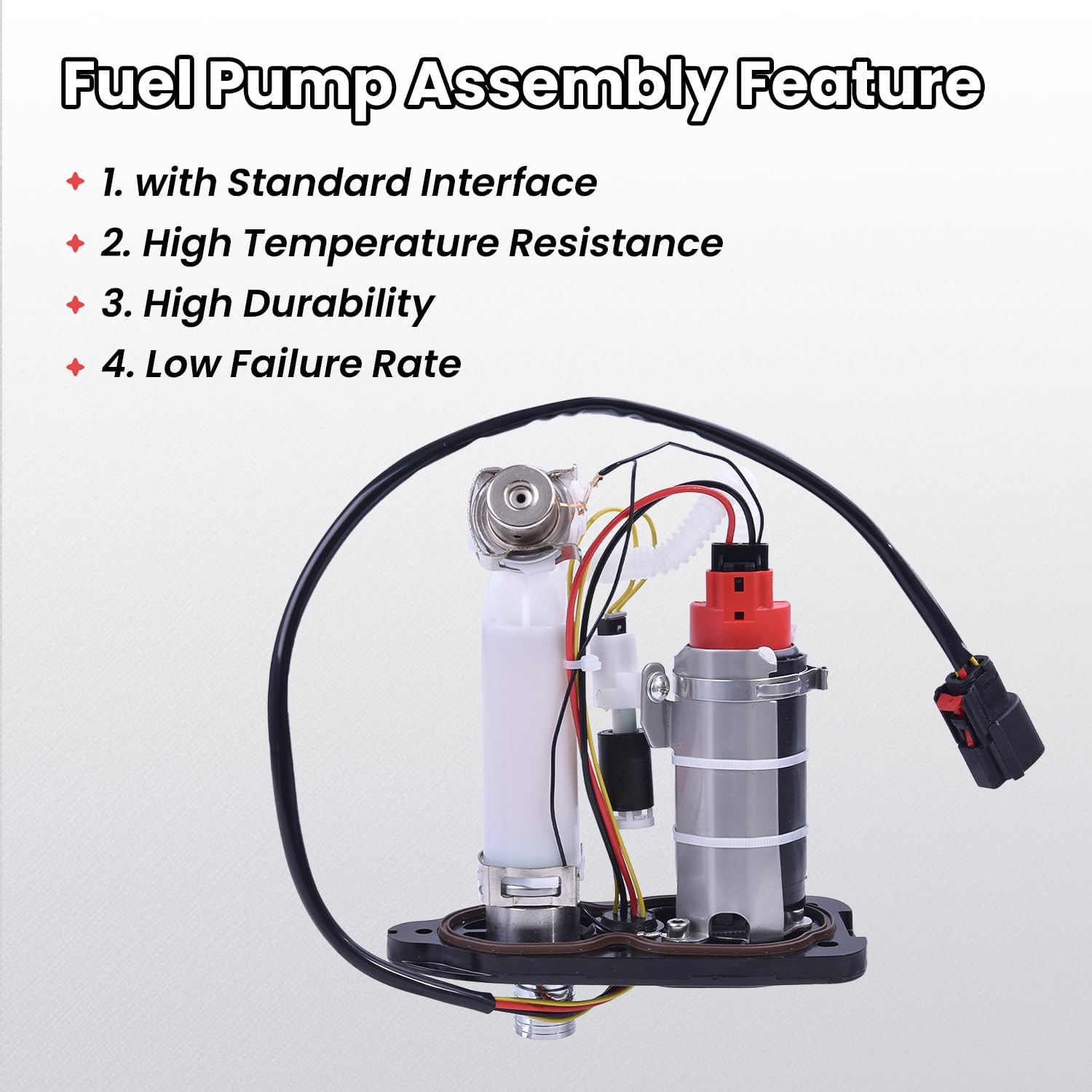 75305-07A Fuel Pump Assembly Compatible with Harley Davidson Sportster 1200/883, Forty-Eight, Iron 1200/883, Seventy-Two 2007-2019, XR1200 XL1200 XL883, Replace# 75268-07F, HFP-A250