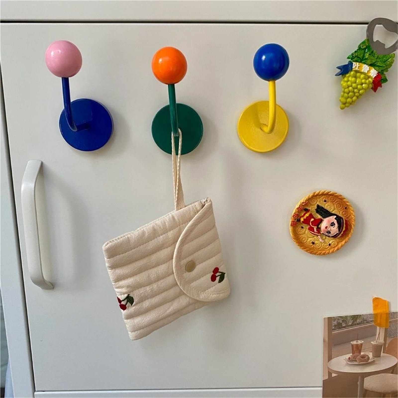2 bunte Magnethaken Für Das Aufhängen