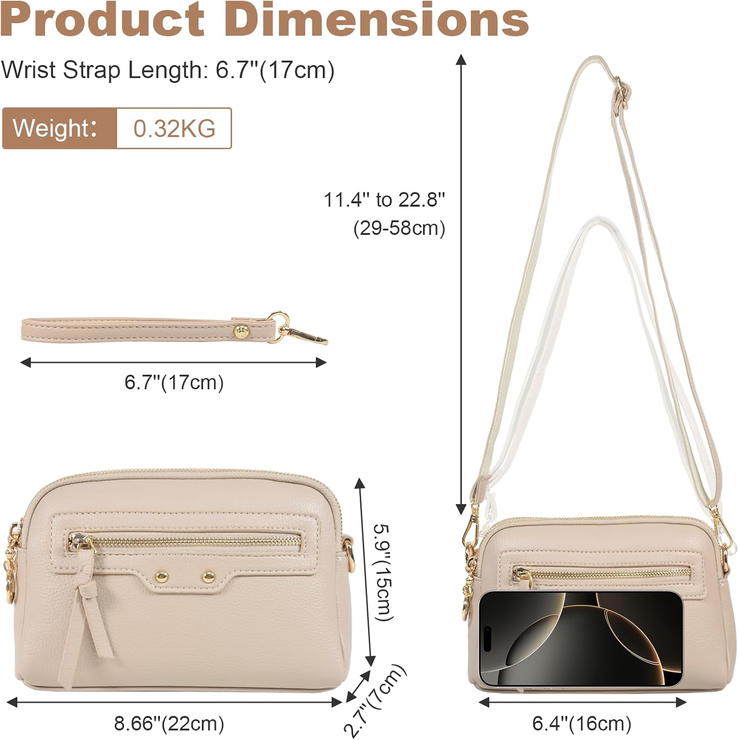 Square PU Leather Shoulder Bag Women Chic Crossbody Bag Lady Handbag Trendy Satchel Purse Clutch - Image 4