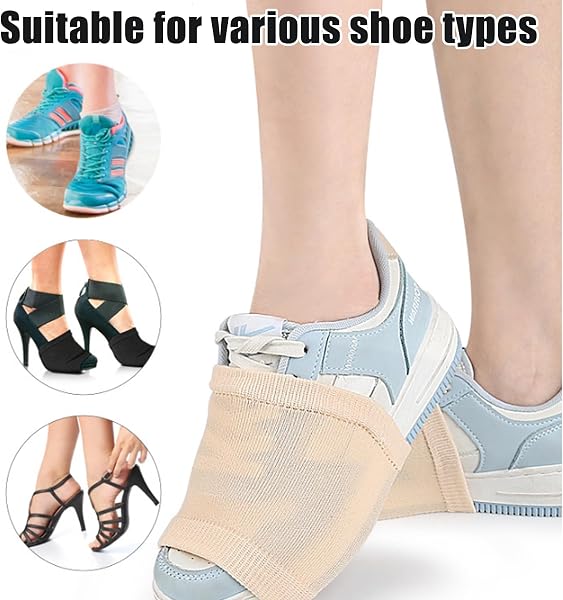 MUU Lot de 3 paires de chaussettes de danse antidérapantes pour danseurs, couvre-chaussures de danse unisexes pour baskets, chaussettes pivotantes pour ballet, hip-hop, danse irlandaise sur sols en - 5