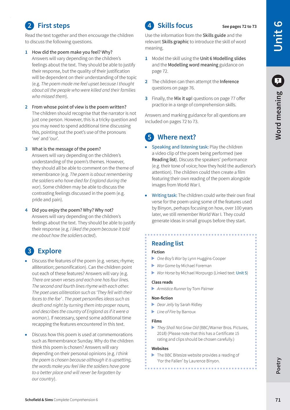Complete Comprehension Book 6: Year 6, Ages 10-11