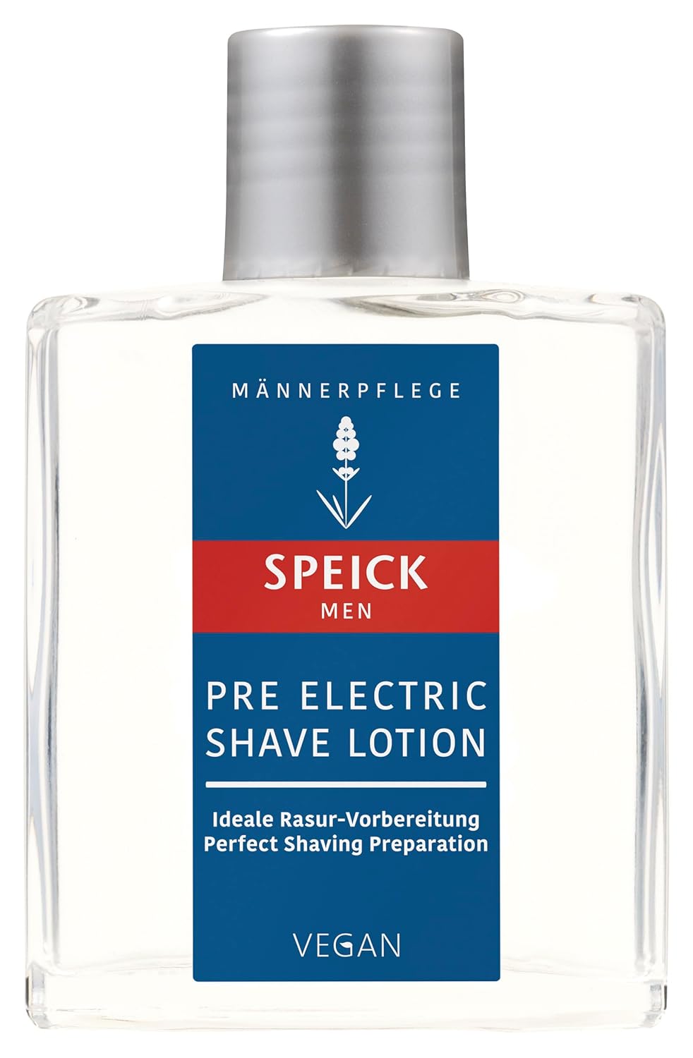 Speick Men Pre Electric Shave Lotion with Relaxing Lavender Oil and a Blend of Essential Oils, Natural Vegan Skin Care, 3.4 Fluid Ounces