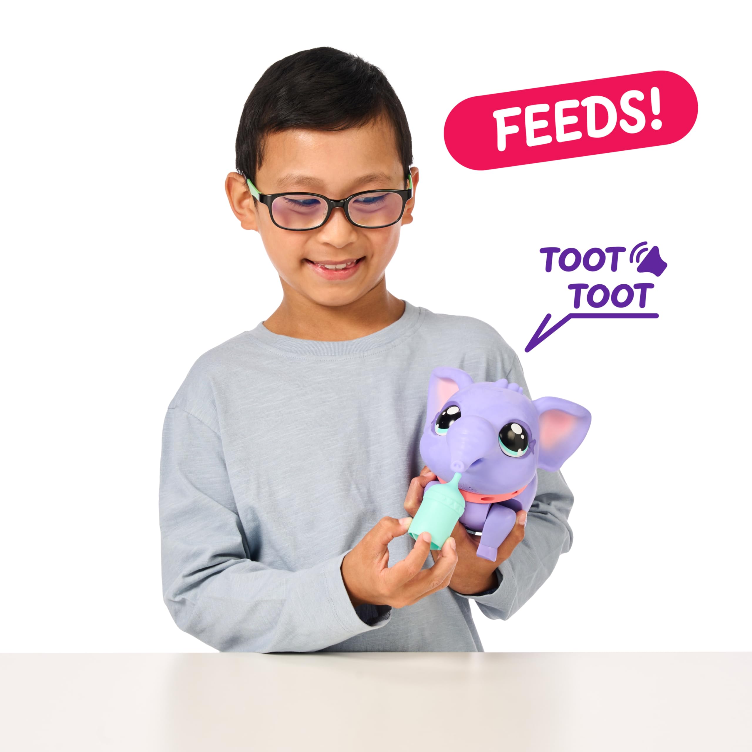 Little Live Pets My Walking Elephant Toots, Walks, Dances & Sways
