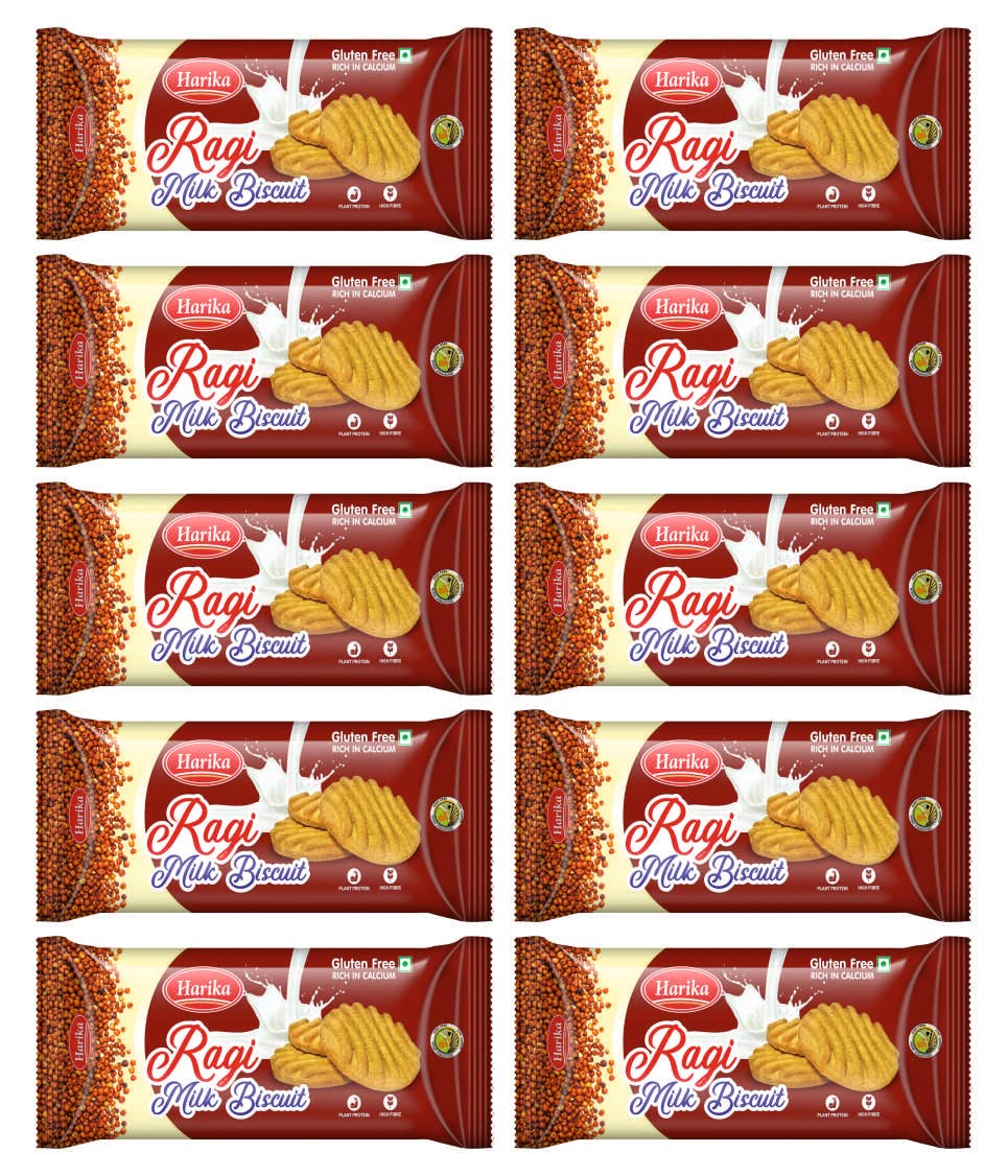 Harika Ragi Milk Biscuits - Gluten Free [Combo Pack 10 * 35gms] (B09Y7KJXRR) Amazon Price History, Amazon Price Tracker