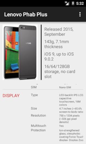 Lenovo Phab Plus