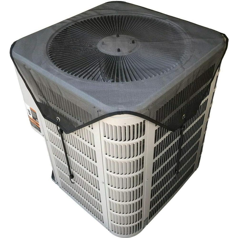 Hndhbfgrt Central AC,Outdoor Unit Cover Universal 36" X 36" Air Conditioner Cover for Outside Units, Mesh