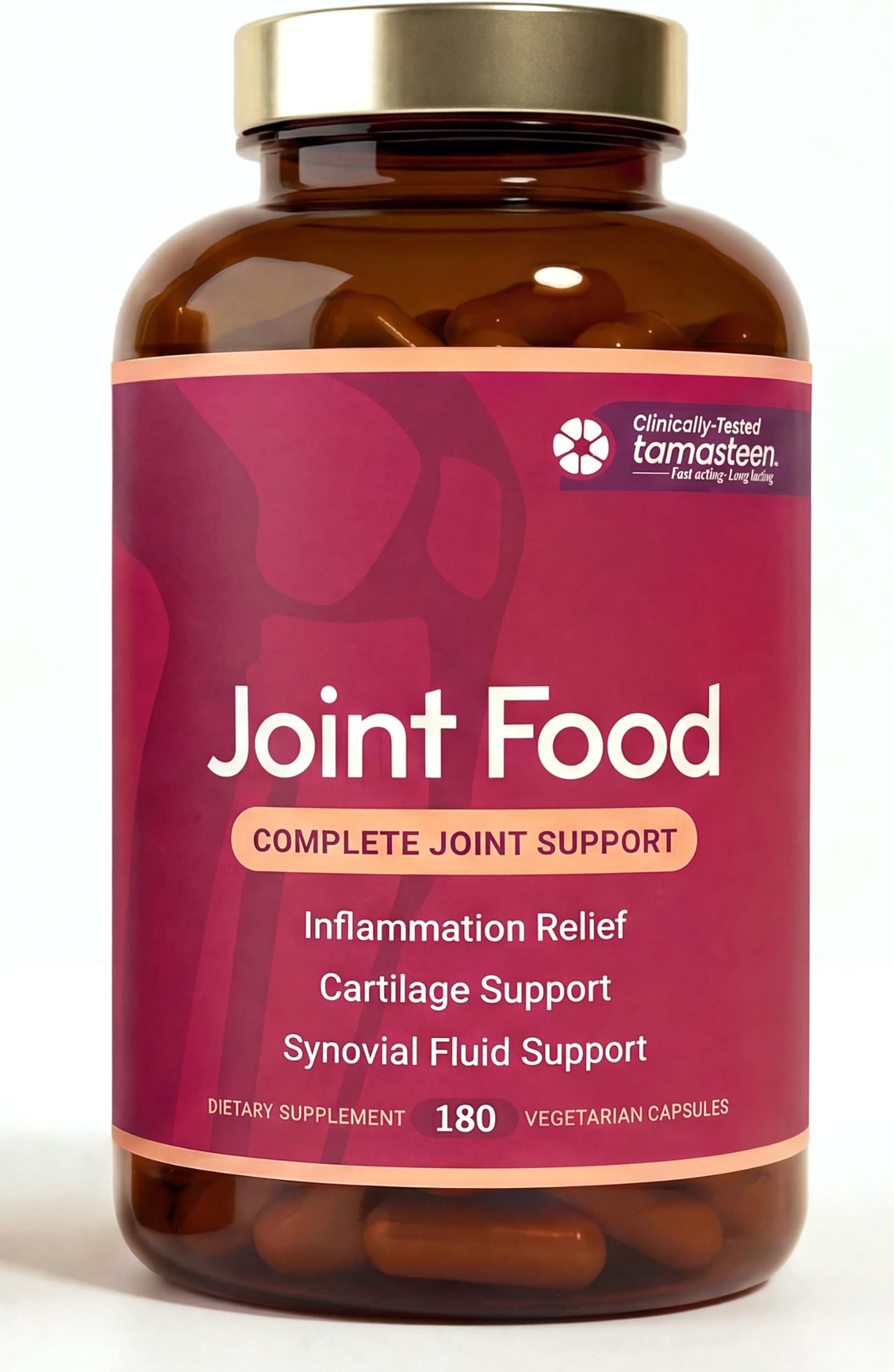 Joint Food AS SEEN ON TV | Powered by Clinically Studied Tamasteen | Joint Mobility and Comfort with Triple Action Joint Food (3 Month Supply)