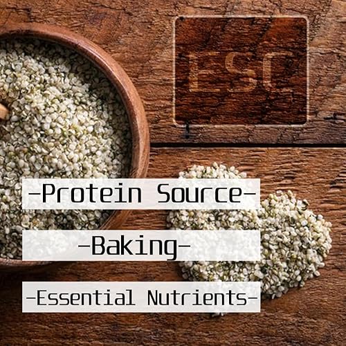 Miniatura 5 de Corazones de cáñamo superalimento rico en nutrientes con 0.35 oz de proteína y 0.42 oz de ácidos grasos omega