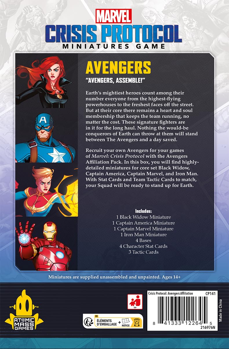 Marvel: Crisis Protocol Black Order Affiliation Pack - Ontketen de kracht van de Minions van Thanos! - Tafelblad Superhero Game Leeftijd 14+, 2 spelers, 90 minuten speeltijd, gemaakt door Marvel: Crisis Protocol Black Order Affiliation Pack - Ontketen de kracht van de Minions van Thanos! - Tafelblad Superhero Game Leeftijd 14+, 2 spelers, 90 minuten speeltijd, gemaakt door