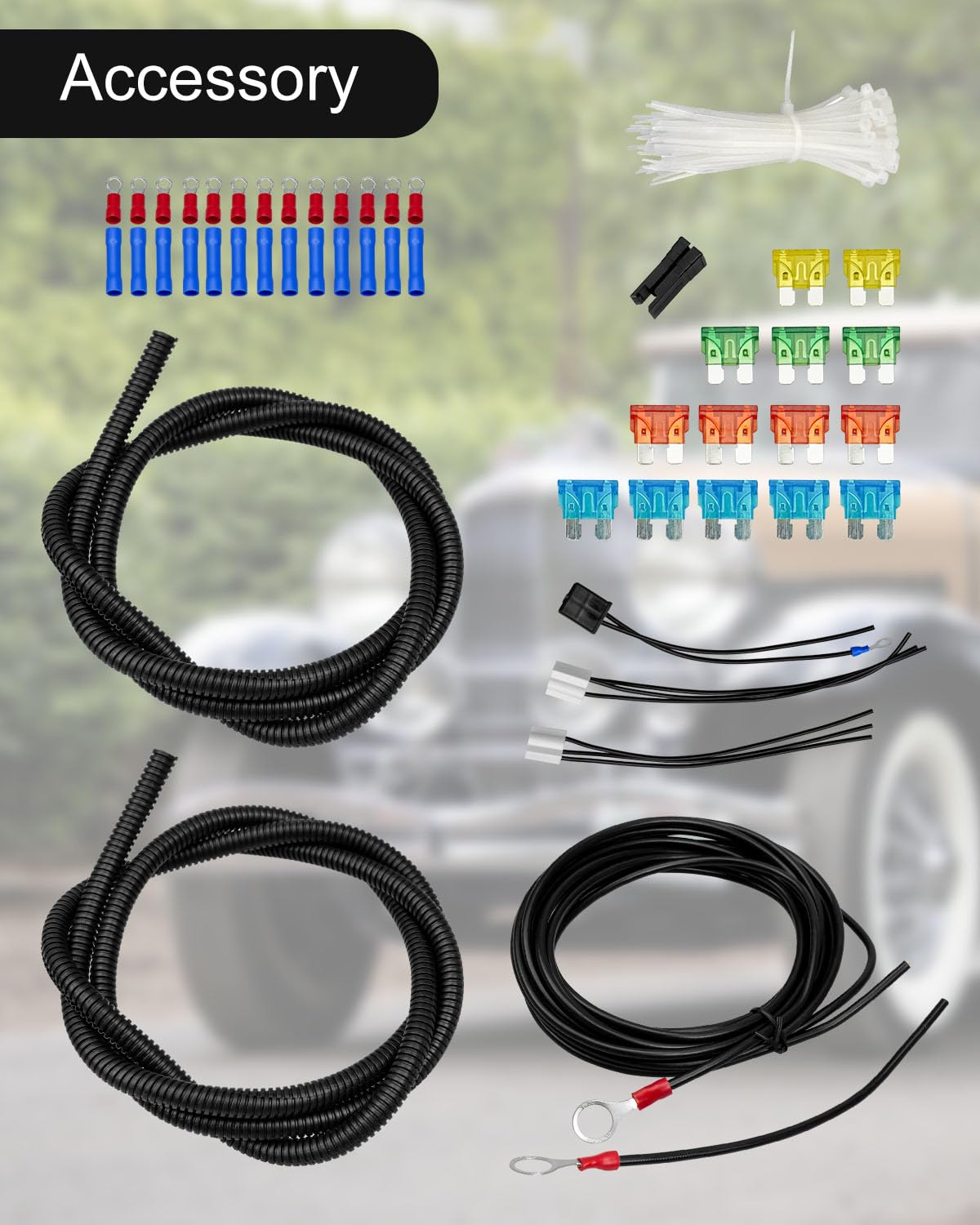 14 Circuit Universal Wiring Harness Fit For Street Uscle Car Hot Rod - View #5