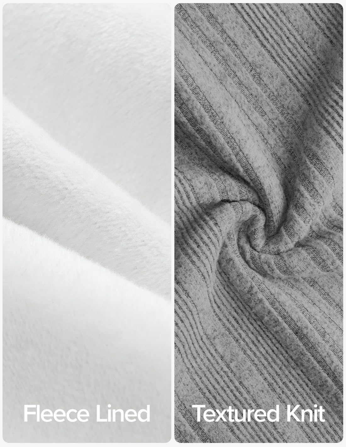 ZESICA Women's Fleece Sherpa Lined Tops Long Sleeve Mock Neck Knit Thermal Basic Shirts 2026 Fall Winter Clothes - Image 7