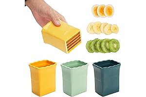 Hundop Strawberry Chopper, Fruit Slicer Cup, Versatile Kitchen Cutter for Strawberries, Eggs,...