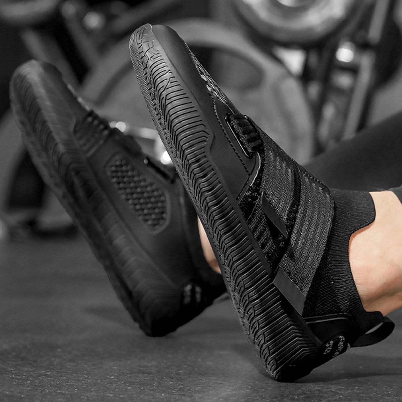 Męskie buty sportowe Barefoot Stability Strap, Męskie buty do martwego ciągu, z gumową, antypoślizgową podeszwą, do podnoszenia ciężarów i przysiadów