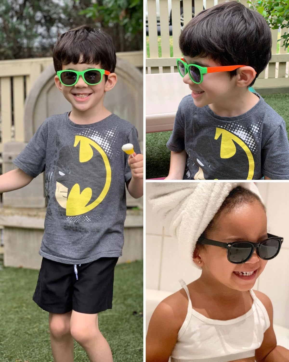 BEALER Kids Polarized Sunglasses for Girls Boys UV Protection Sun Glasses Flexible Rubber TPEE Shades for Children Age 3-9 - Image 2