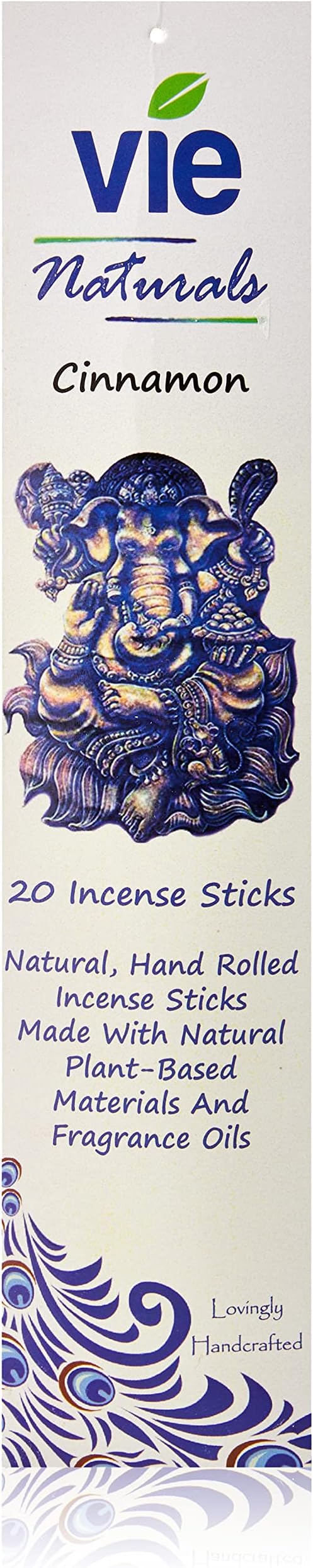 Hand Rolled Incense, Pack of 20 Sticks, Cinnamon