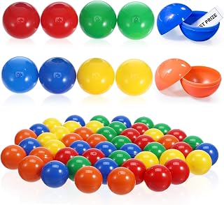 ZUNOXAZ 50Piezas Bolas de Lotería de Colores para Actividades de Fiesta y Accesorios Reutilizables y Compactos