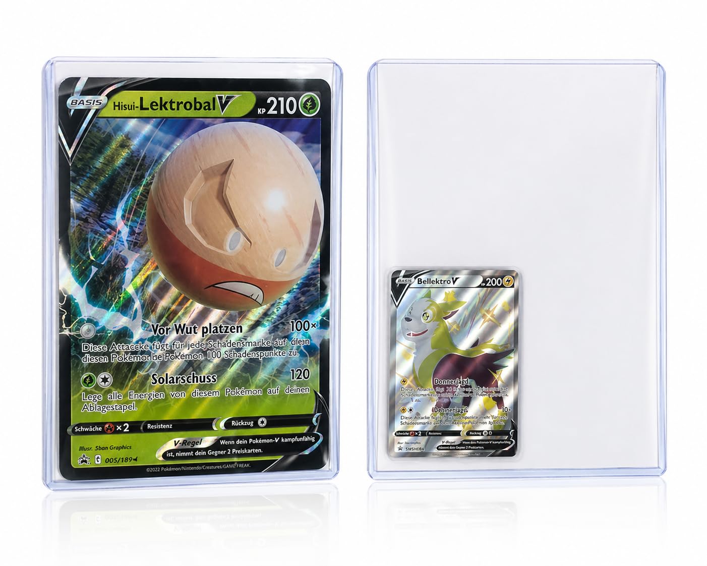 BB-Toy-Trades 10 x Toploader Suitable for Pokemon XXL Oversized Jumbo  Trading Cards