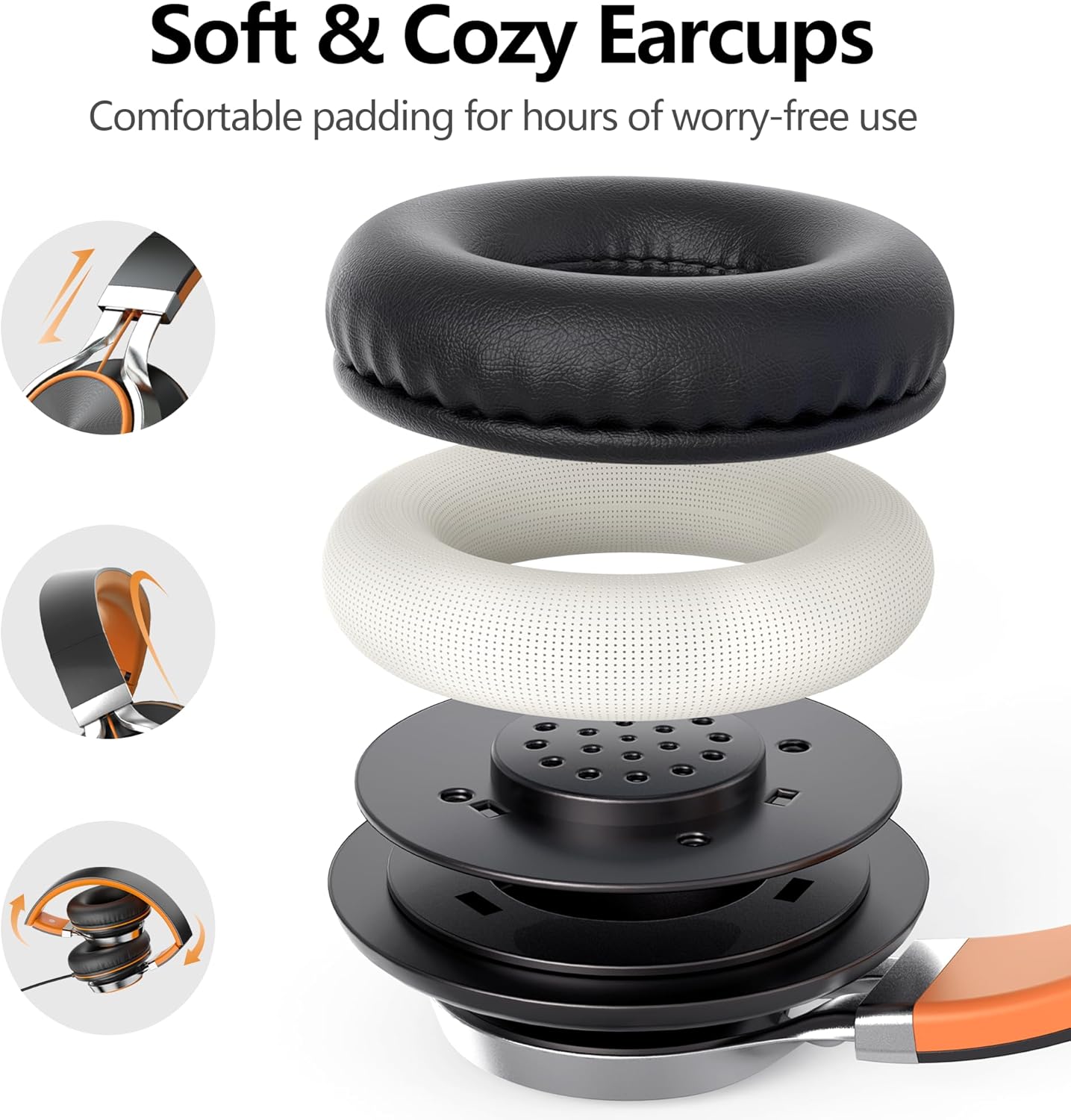 AILIHEN Classroom Headphones School Bulk 10 Pack with Mic C8 On-Ear Wired Headphones with Volume Control, Best for Students K-12 Schools, Durable Design, 3.5mm Jack for Class Set Library Computer