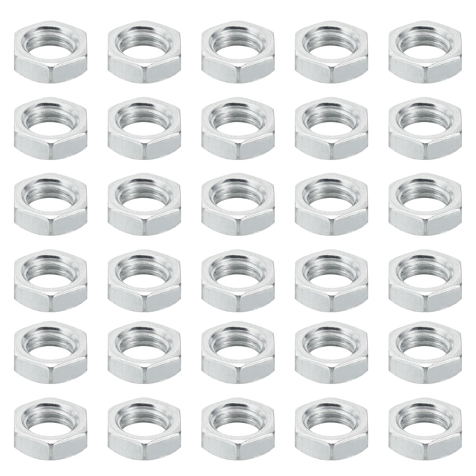 PATIKIL M10x1.5 Steel Hex Nuts
