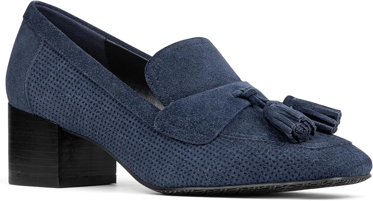 Donald Pliner Women's Kressida Dress Loafers, 2" Block Heels for Women, Slip-On Heels for Women - Image 3