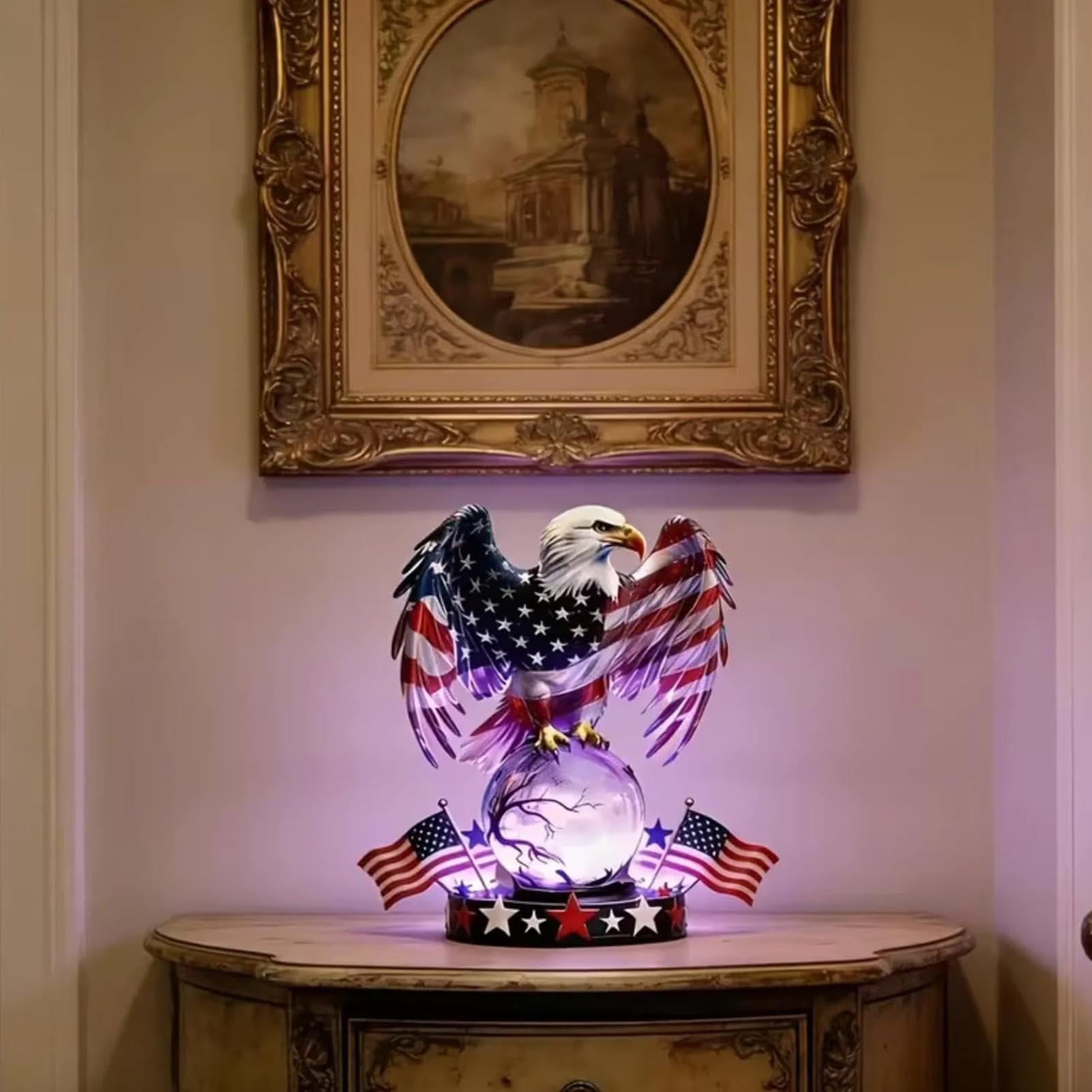 Lampada Patriottica Da Tavolo centrotavola illuminato per festa nazionale