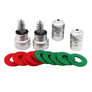 Ecomspace 12x Battery Terminal Anti Corrosion Washers 2pcs Cleaning Brush for Car
