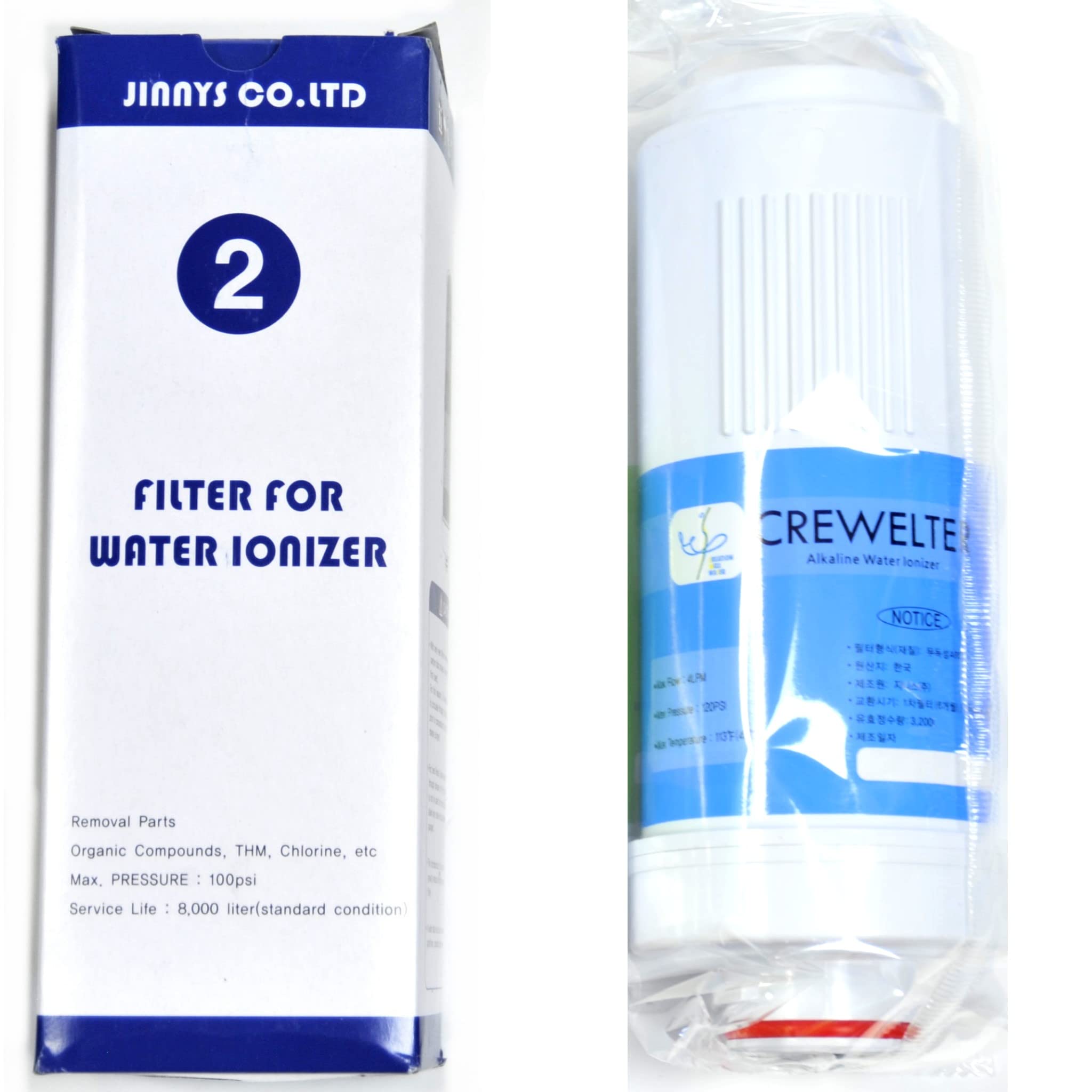 MEDIQUA filtrador de agua Water-Ionizer Products (filtro de repuesto 2)