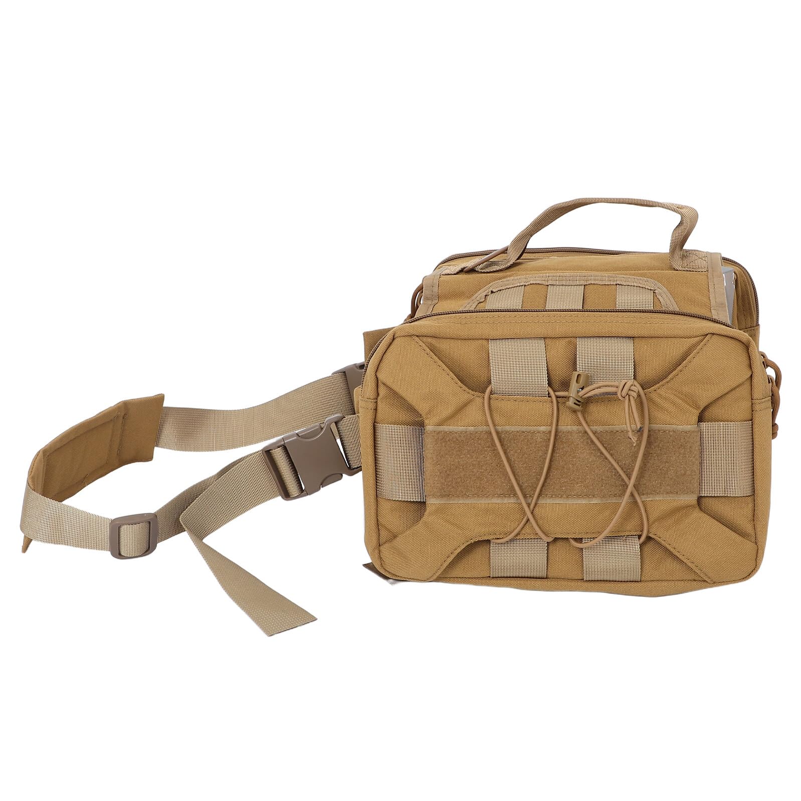 Zaino da Sella per Cani da Trekking con Tasche Laterali in Nylon Regolabile per Animali da 20-55 Kg Borsa da Viaggio con Maniglia per Escursioni e Addestramento