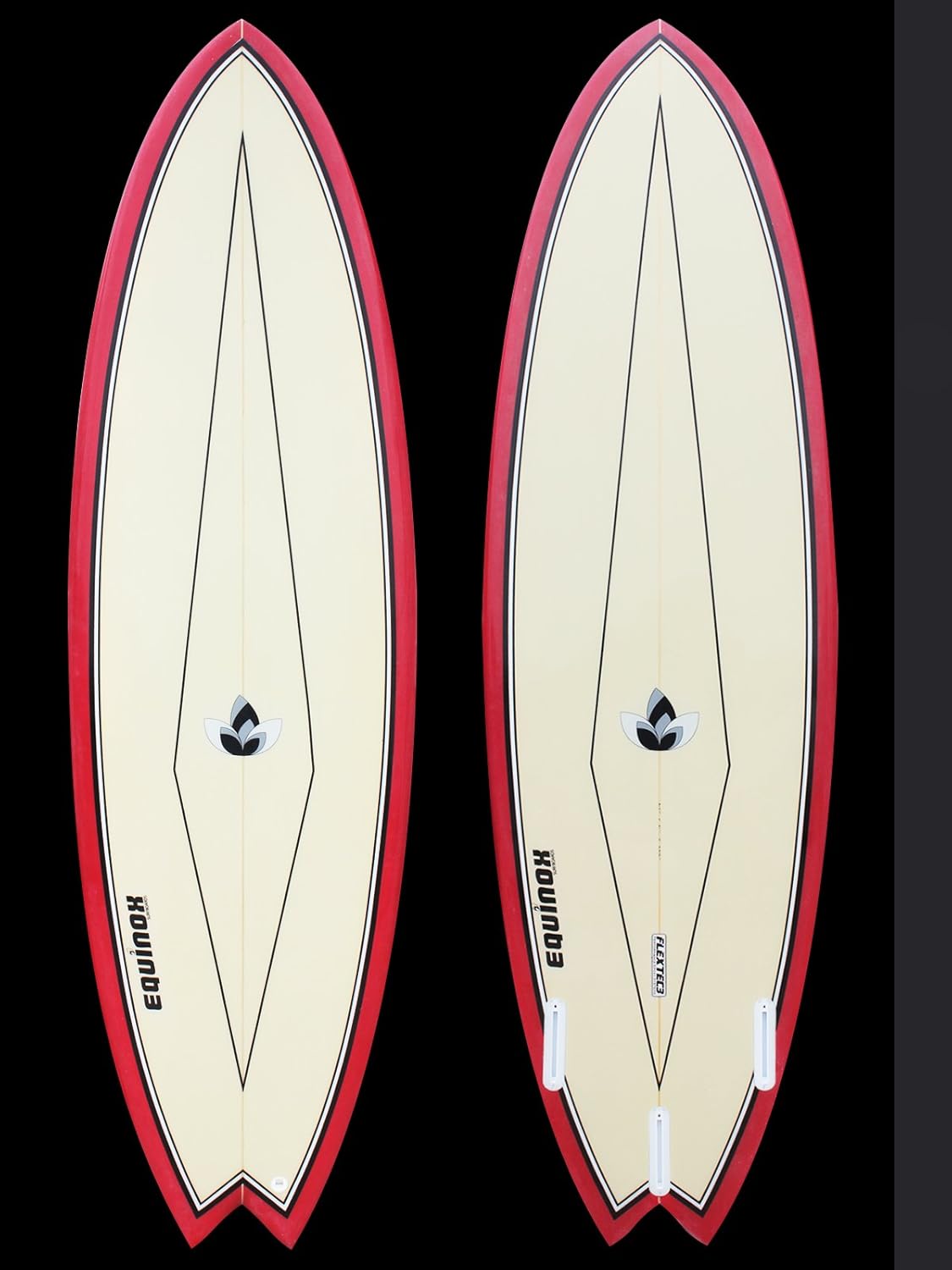 6'5" Hybrid Fish Surfboard Glide Short Surfboards