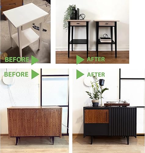 Miniatura 5 de NADAMOO Pintura a la tiza para manualidades de muebles, pintura semibrillante para gabinetes, pintura acrílica a base de agua, pintura para muebles,