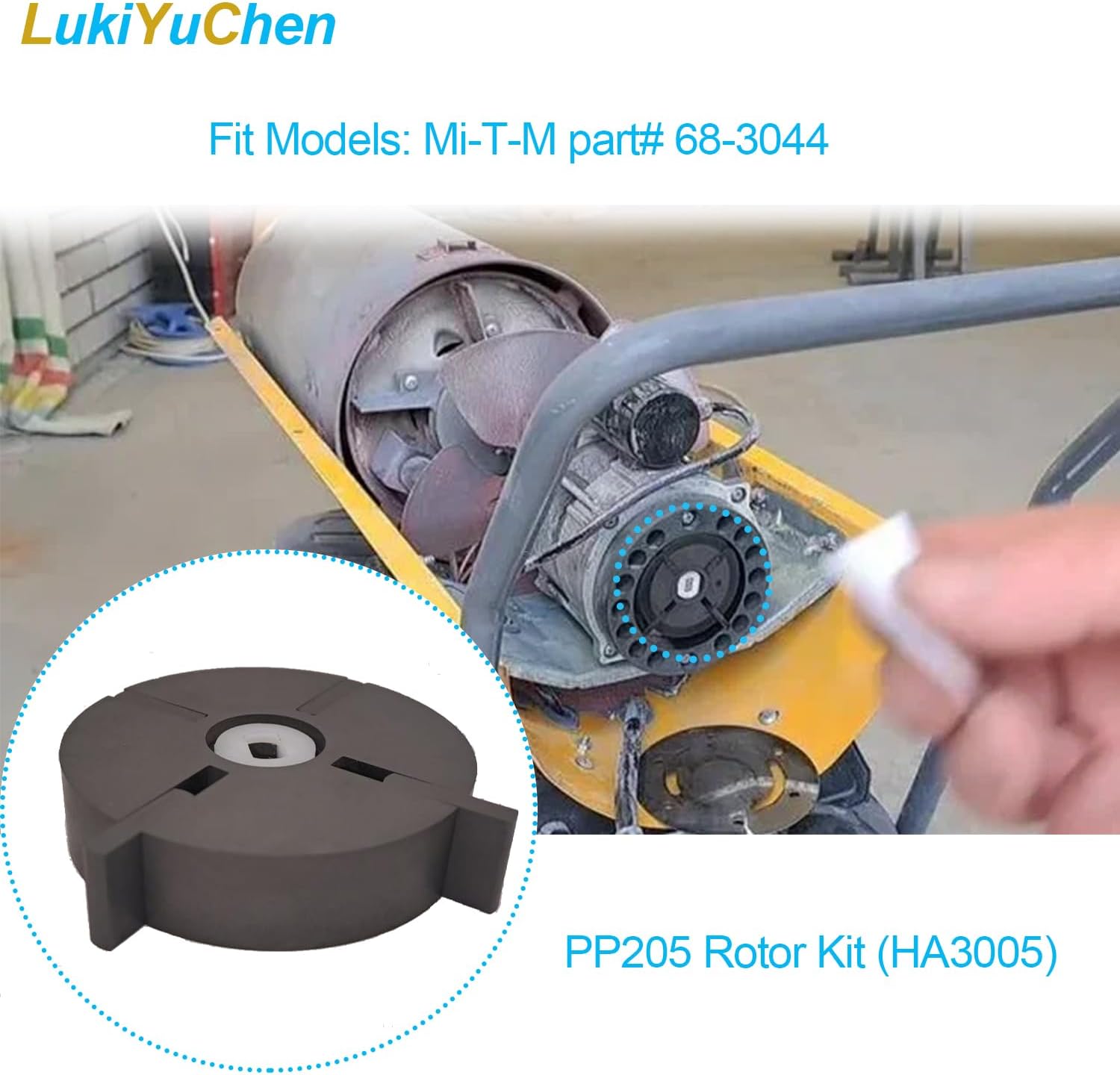 PP205, HA3005 KFA1022 5/8" thick Rotor Kit for Desa, Reddy, Master Heater