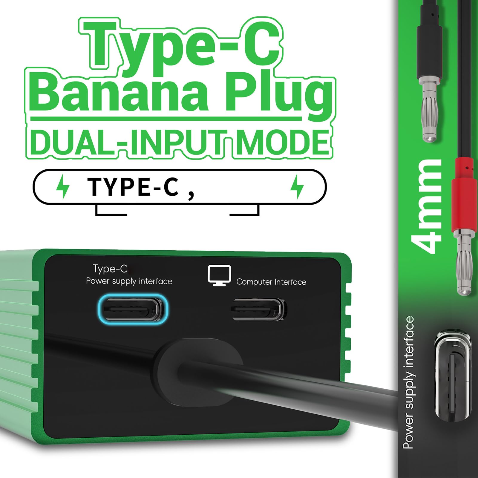 Cable de alimentación de 100 W para reparación de portátiles con 10 adaptadores, adecuado para varios modelos y fuente de alimentación para portátil con visualización en tiempo real