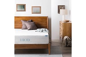 Lucid 10 Inch Gel Memory Foam Mattress