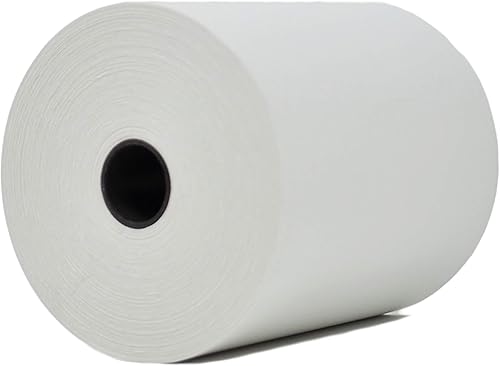 Miniatura 3 de Núcleo de 55 GSM, 3-18 pulgadas x 273 pies (50 rollos) sin BPA para impresora térmica de recibos de punto de venta BuyRegisterRolls